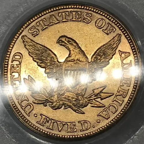 1856 $5 (5)