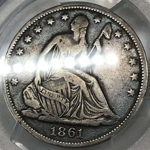 1861-O 50C CSA Obverse, W-11, FS-401 (5)