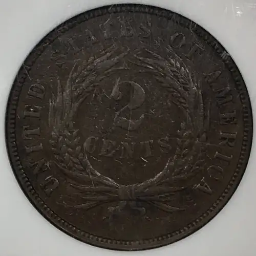 1871 Two-Cent Piece NGC XF-40 BN (3)