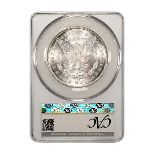 1878 CC Morgan Silver Dollar CACG MS 62 (3)