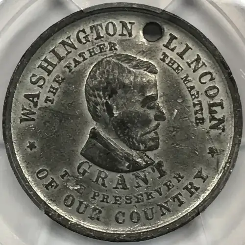 1879 Medal Ulysses S. Grant, Pierced Chicago Reception (4)