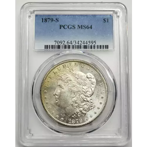 1879 S Morgan Silver Dollar PCGS MS-64 (4)