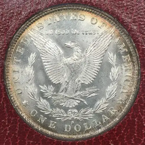 1879 S Morgan Silver Dollar Redfield Collection/Hoard Paramount Holder (6)