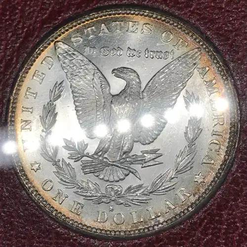 1879 S Morgan Silver Dollar Redfield Collection/Hoard Paramount Holder (5)