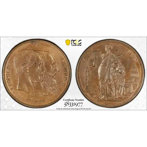 1880 (5 Fr) X-8a Cu, BN