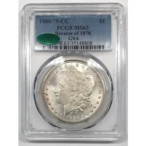 1880/79-CC $1 Reverse of 1878