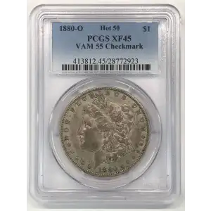1880-O $1 VAM 55 Checkmark