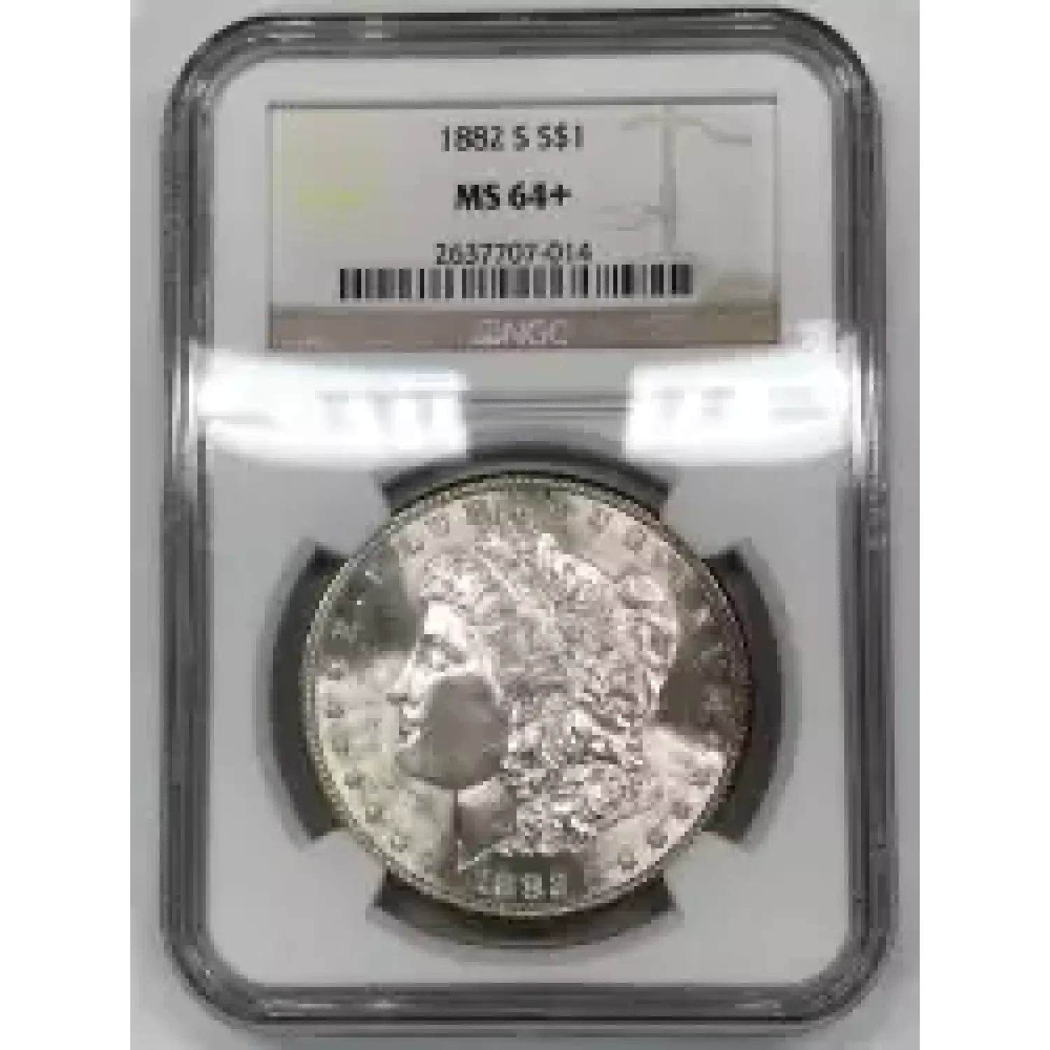 1882-S NGC MS-64+ Morgan Silver Dollar - Old Pueblo Coin