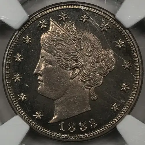 1883 NO CENTS Liberty Head V Nickel NGC PF-65 CAMEO (3)