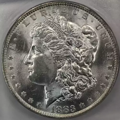 1883-O Morgan Silver Dollar ICG MS-62 - HOT 50 & Elite Clashed Morgan Dollar VAM-36A Partial Rev 