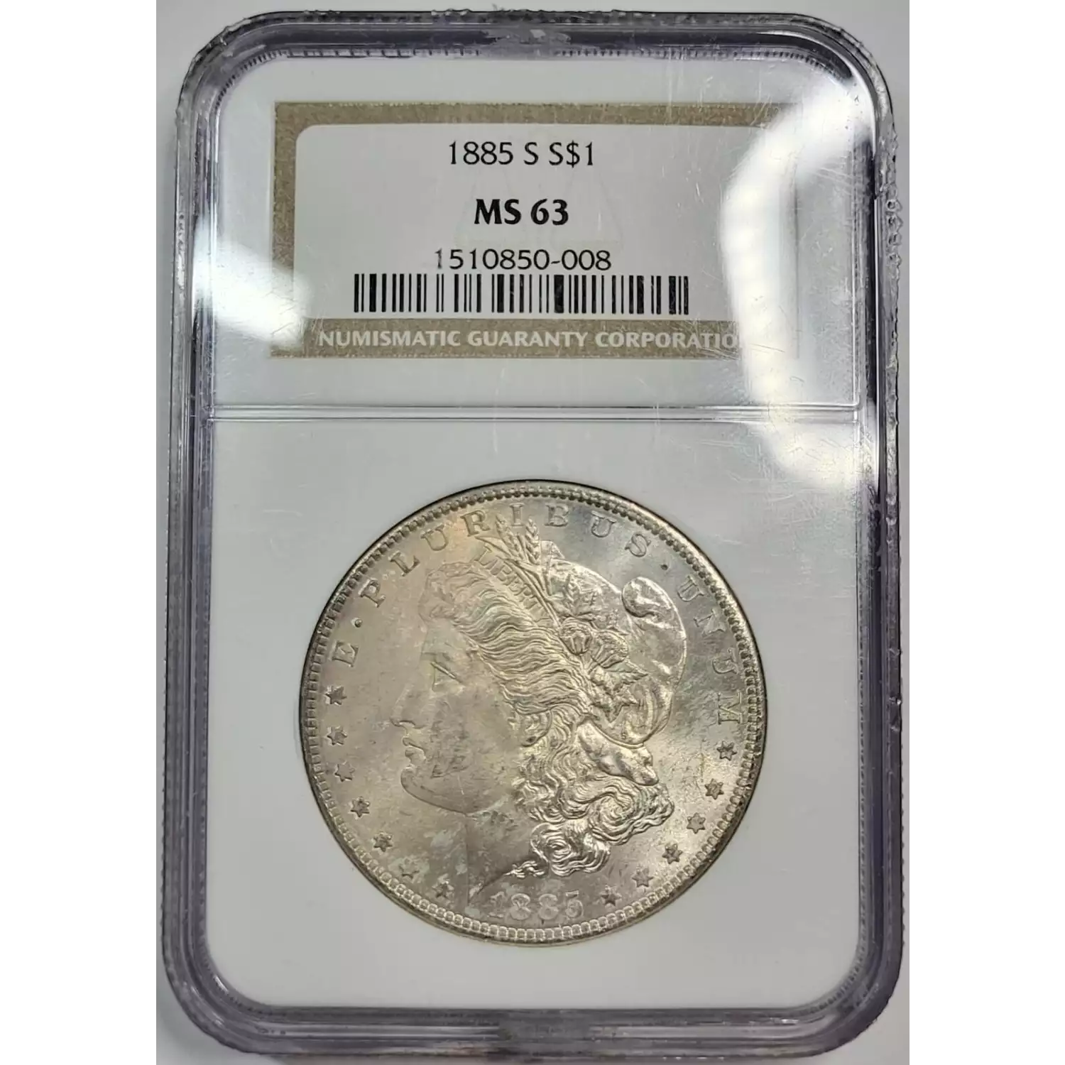 1885-S Morgan Silver Dollar NGC MS-63 - Old Pueblo Coin