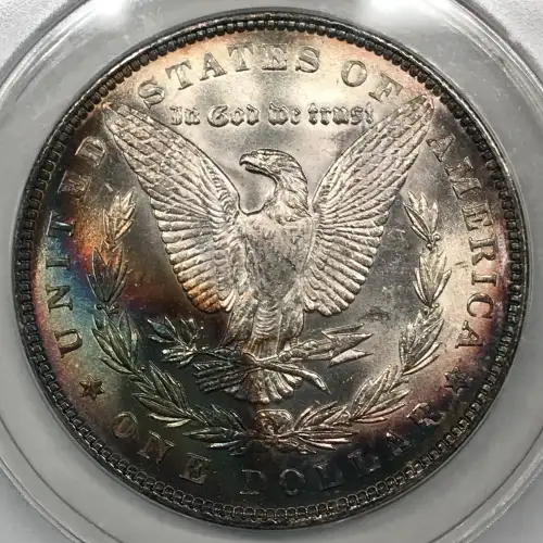 1886 P Morgan Silver Dollar ANACS MS-64 HOT 50 & WOW! VAM-1C 3 + 2 Clashed Reverse (2)