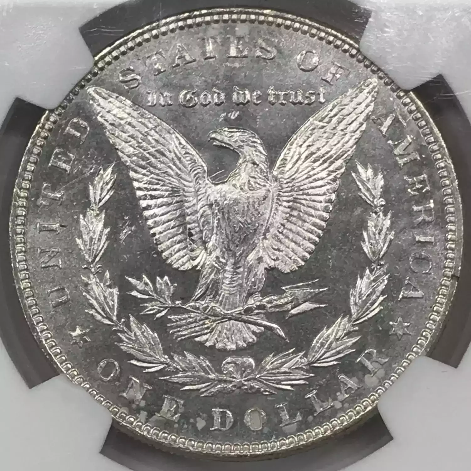 1887 Morgan Silver Dollar NGC MS-63 PL 1961 Treasury Collection