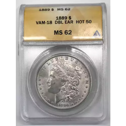 1889 $1 VAM 22 Bar Wing