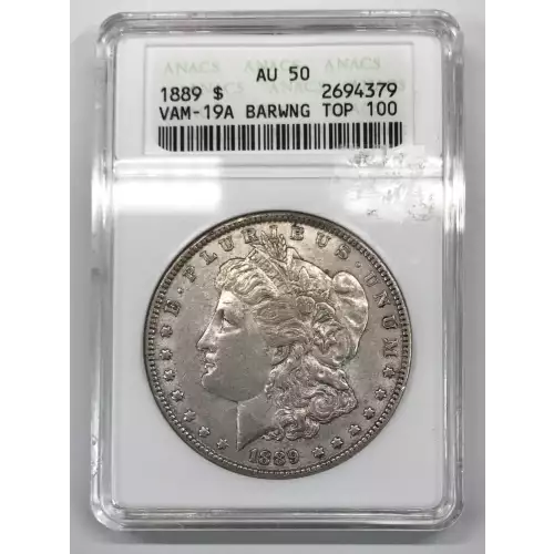 1889 $1 VAM 22 Bar Wing