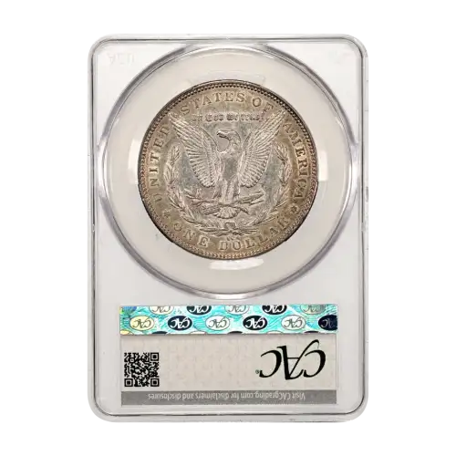 1891 CC Morgan Silver Dollar CACG AU Details (3)