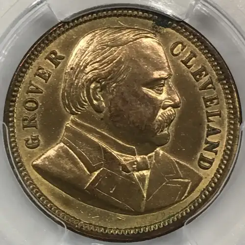 1893 Medal Eglit-1, Gilt Brass 25mm World's Columbian Expo (2)