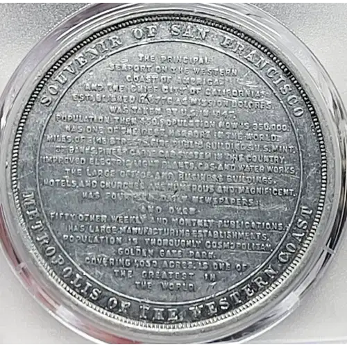1894 Token PCGS AU-55 California Midwinter Exposition Aluminum HK-255 Souvenir  generic