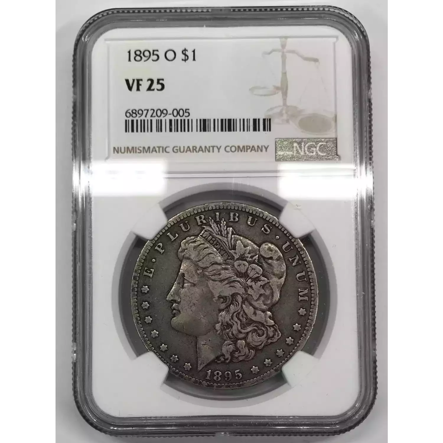 1895-O Morgan Silver Dollar NGC VF-25 - Old Pueblo Coin