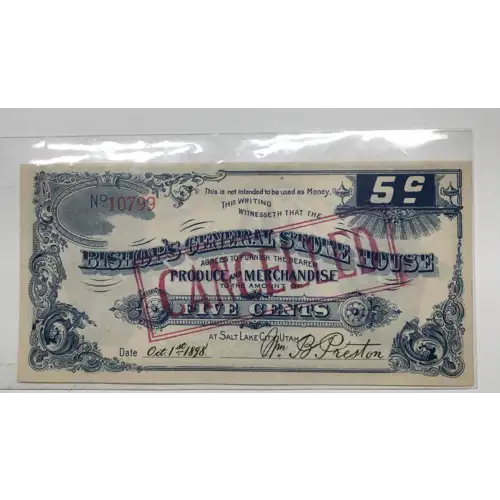 1898 5 Cents 10799