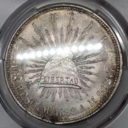 1898-Mo AM Peso Restrike KM-409.2 (5)