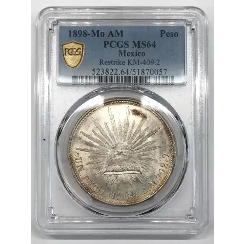 1898-Mo AM Peso Restrike KM-409.2 (6)