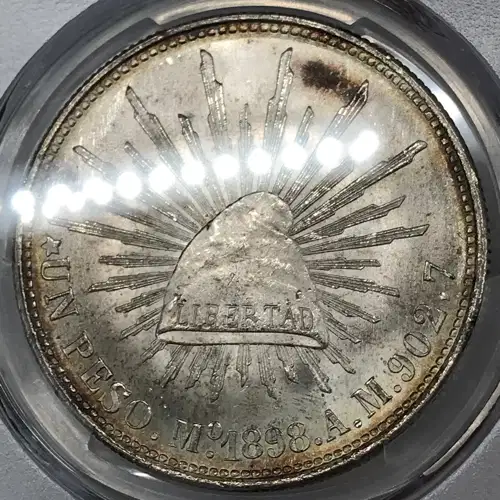 1898-Mo AM Peso Restrike KM-409.2 (3)