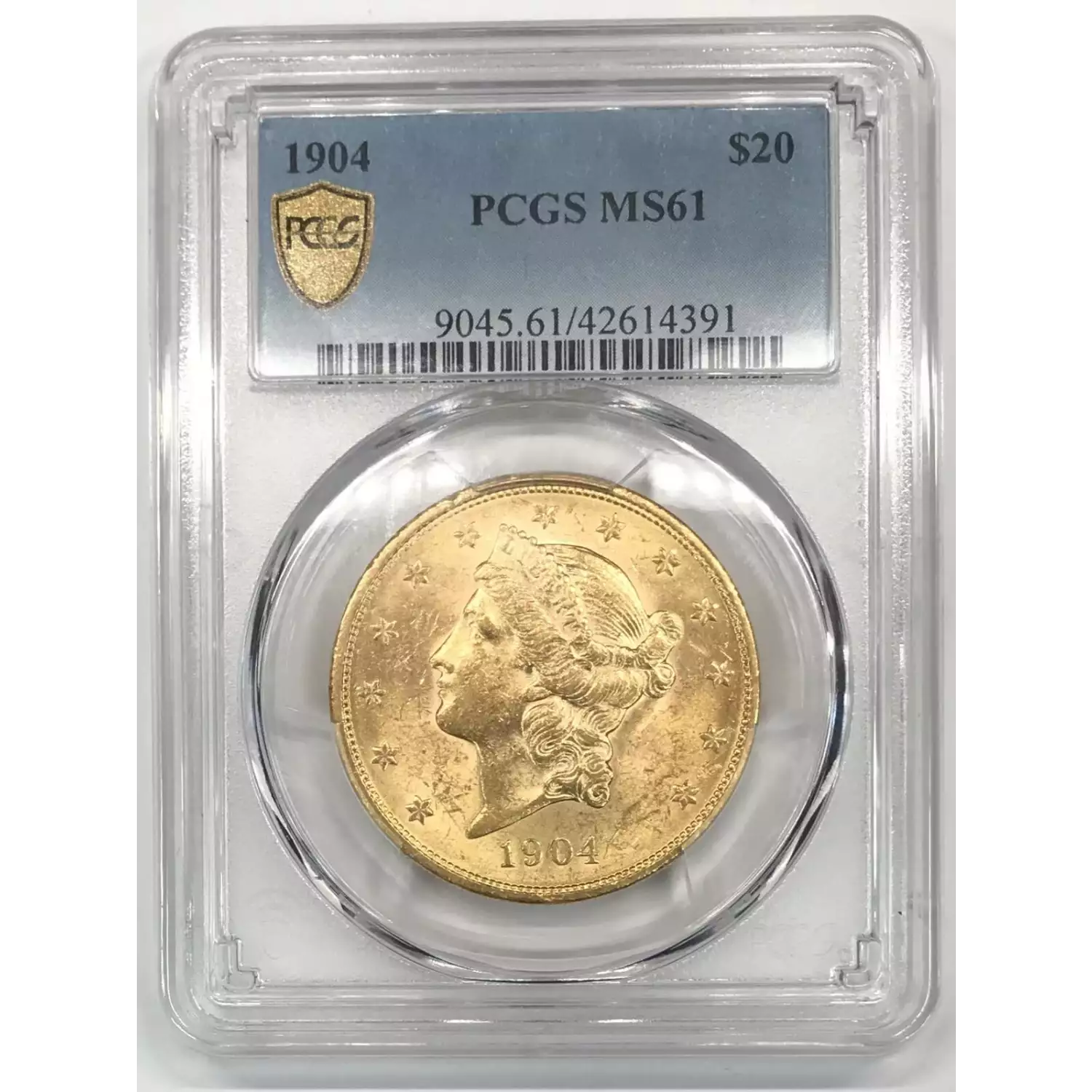 1904 Liberty Head $20 Gold Double Eagle PCGS MS-61 - Old Pueblo Coin