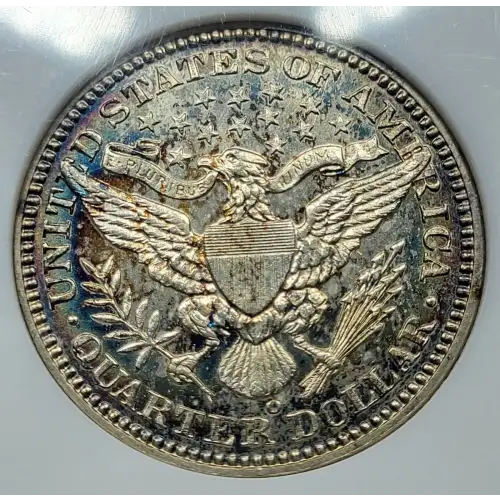 1908 O Barber Liberty Head Quarter ANACS MS-62 Soapbox Holder (2)