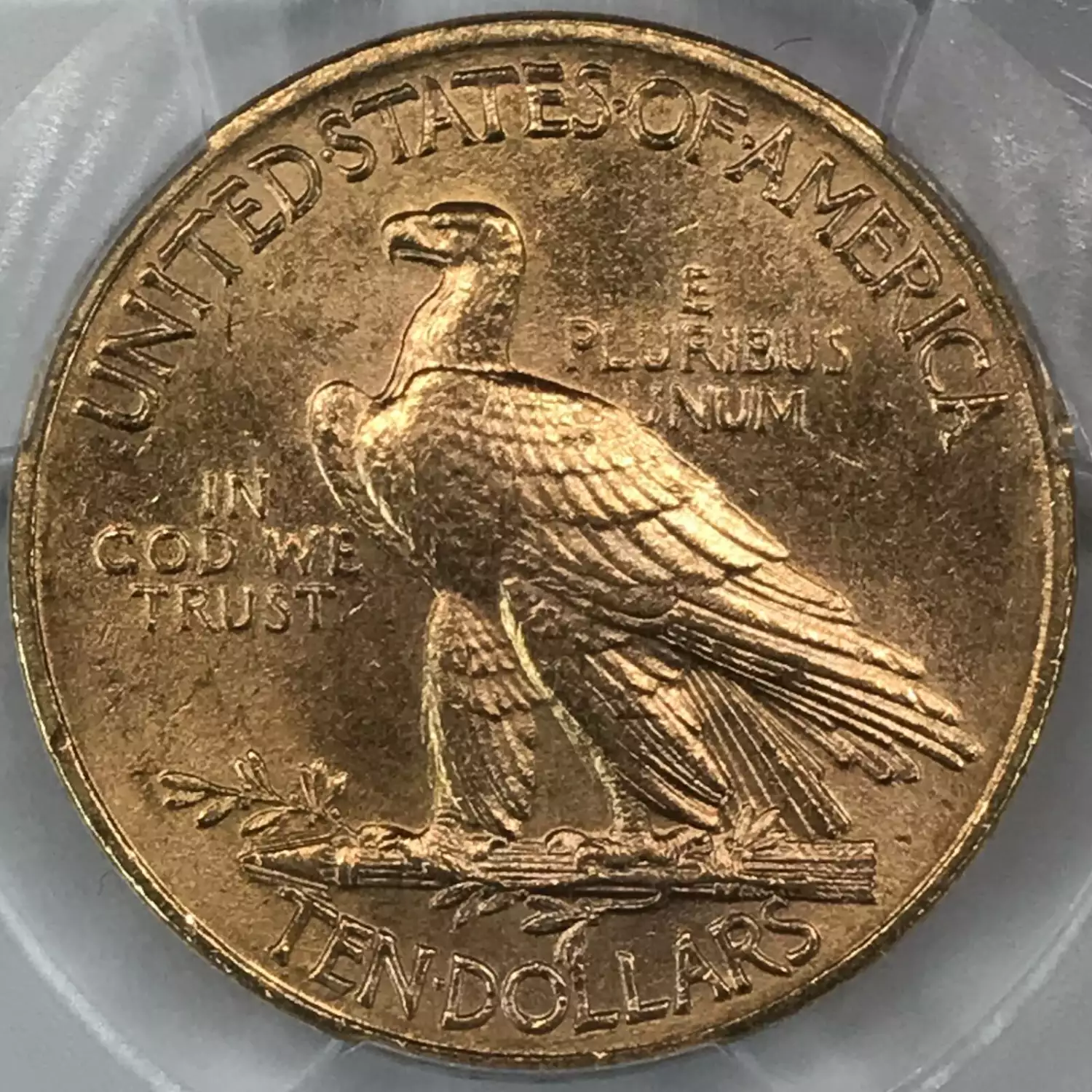 1911 $10 Gold Indian Head Eagle PCGS MS-61 - Old Pueblo Coin