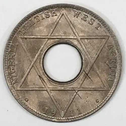 1911 Nigeria British West Africa 1/10 Penny - Uncirculated (4)