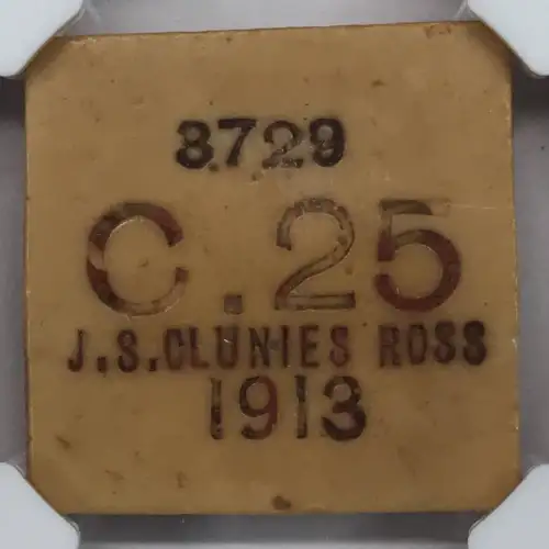 1913 KEELING COCOS ISLAND 25 CENTS NGC AU-55 (4)