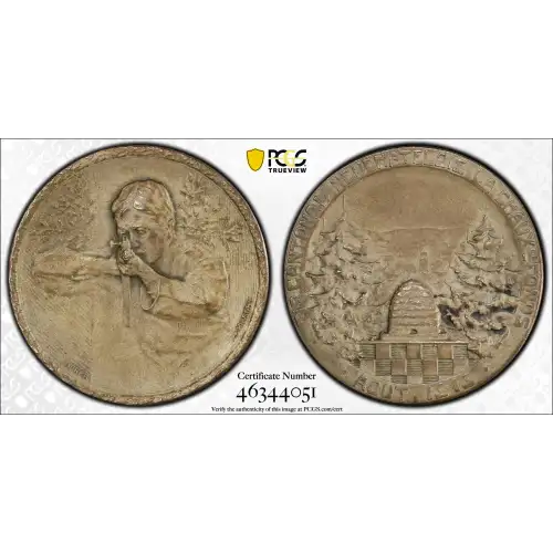 1913 Medal Chaux-de-Fonds R-994a Matte Ag