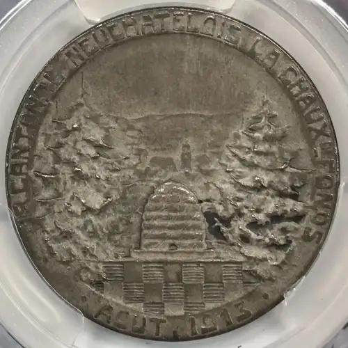 1913 Medal Chaux-de-Fonds R-994a Matte Ag (2)