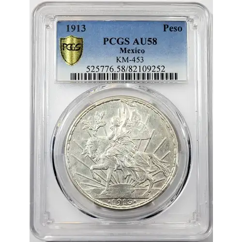 1913 Peso Caballito KM-453  Ag (5)