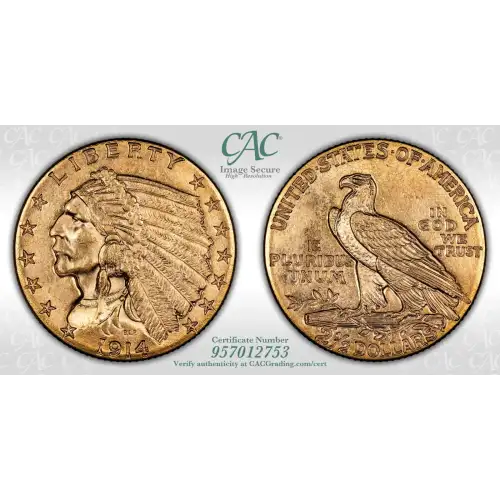 1914 $2.50