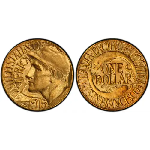 1915-S G$1 Panama-Pacific