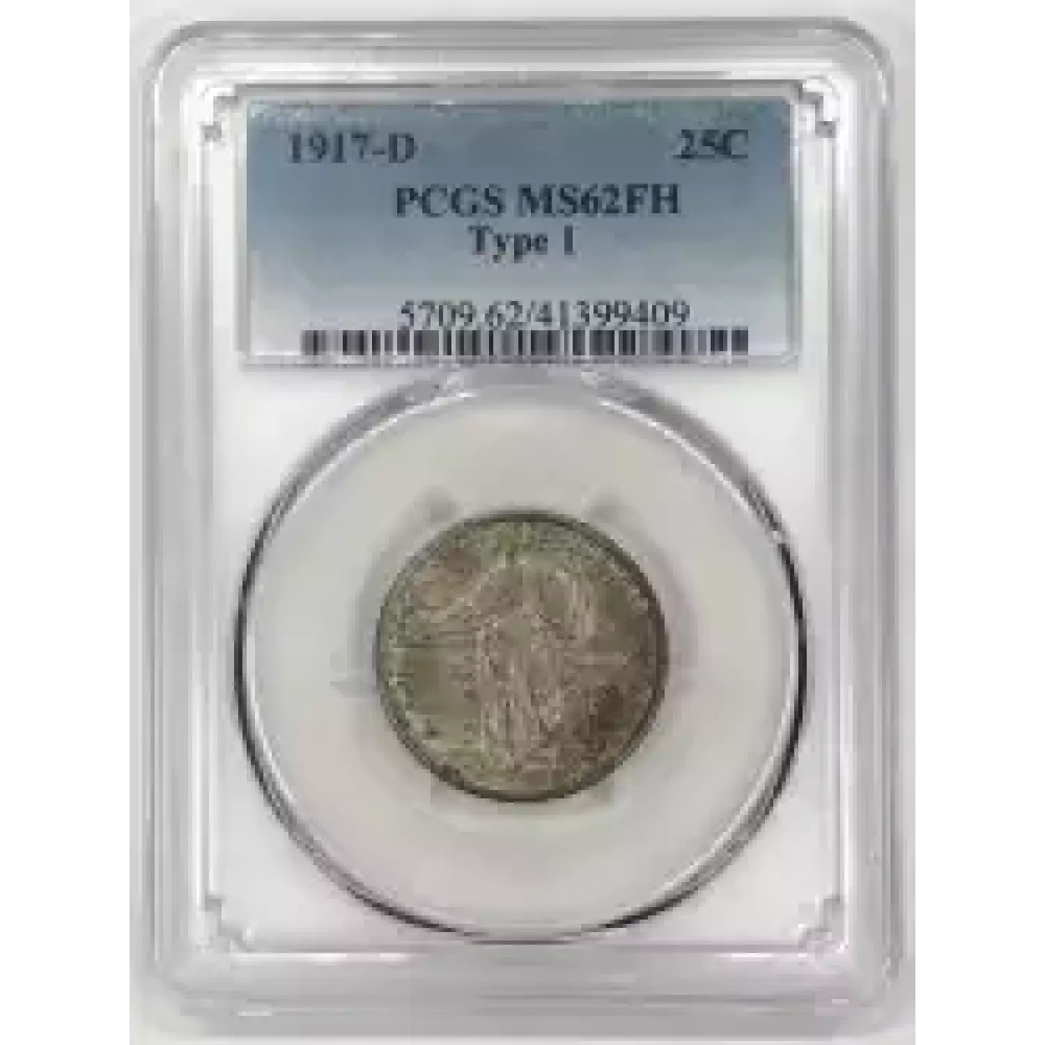 1917-D Standing Liberty Quarter PCGS MS-62 FH Type 1 - Old Pueblo Coin