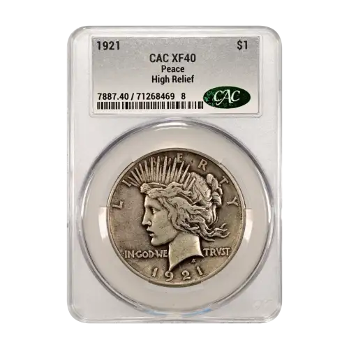 1921 Peace $1 High Relief (2)