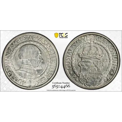 1921-W 2 Kr 400th Ann. Political Liberty (2)