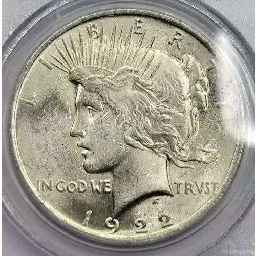 1922 P Peace Silver Dollar PCGS MS-63 (4)