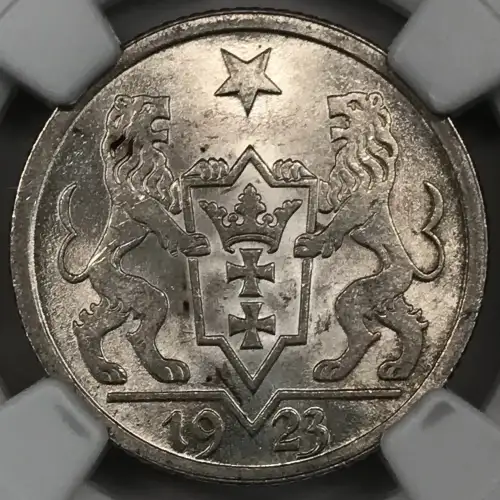 1923 Danzig Silver Gulden NGC MS-63 (5)