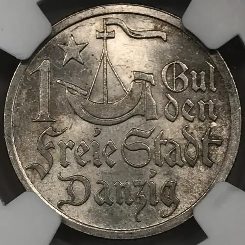 1923 Danzig Silver Gulden NGC MS-63 (3)