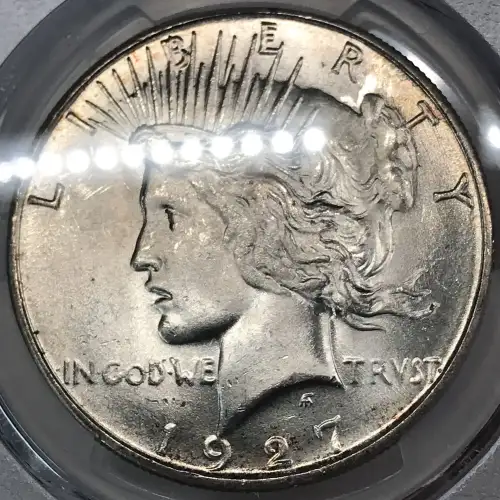 1927 S Peace Silver Dollar PCGS MS-63+ Plus CAC (3)