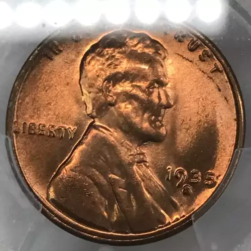 1935 S Lincoln Wheat Cent PCGS MS-65 RD (2)