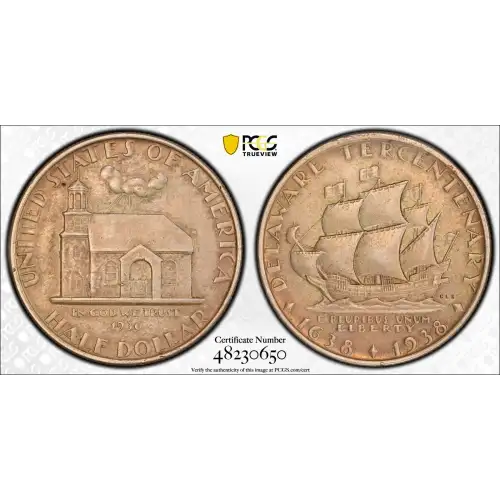 1936 50C Delaware