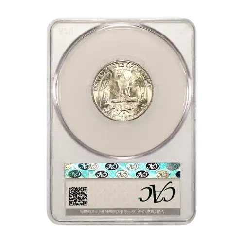 1945 D Silver Washington Quarter CACG MS 64 (3)