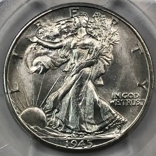 1945‑D Walking Liberty Half Dollar PCGS MS‑67 (2)