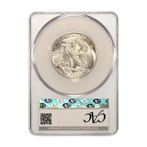 1946 D Walking Liberty Half Dollar CACG MS 63 (3)