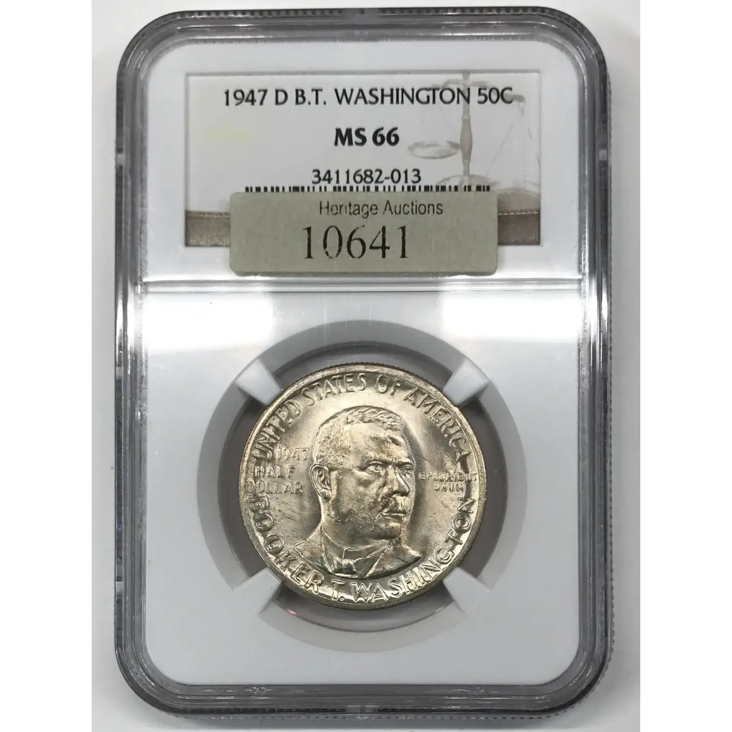 1947-D Booker T Washington (BTW) Memorial Commemorative Half